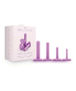 Wellness 4-Piece Silicone Dilator Kit Purple