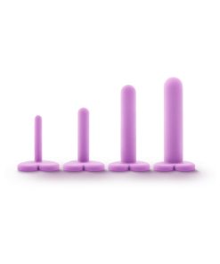 Alternative view of Wellness 4-Piece Silicone Dilator Kit Purple