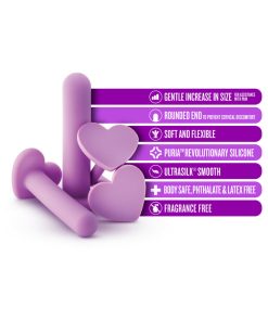Wellness 4-Piece Silicone Dilator Kit Purple