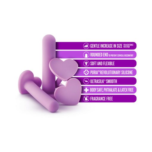 Wellness 4-Piece Silicone Dilator Kit Purple - Image 4