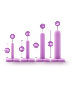 Wellness 4-Piece Silicone Dilator Kit Purple