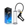 Performance Vx7 Vacuum Penis Pump With Brass Trigger & Pressure Gauge Clear