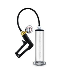 Alternative view of Performance Vx7 Vacuum Penis Pump With Brass Trigger & Pressure Gauge Clear