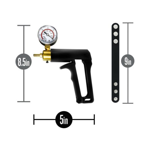 Performance Gauge Pump Trigger With Silicone Tubing & Silicone Cock Strap Black - Image 6