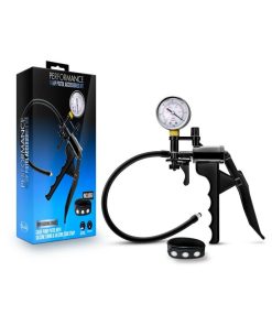 Performance Gauge Pump Pistol With Silicone Tubing & Silicone Cock Strap Black