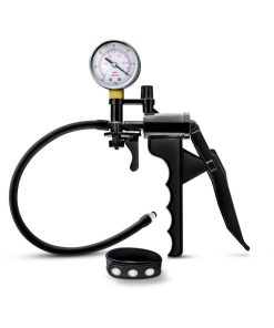 Performance Gauge Pump Pistol With Silicone Tubing & Silicone Cock Strap Black