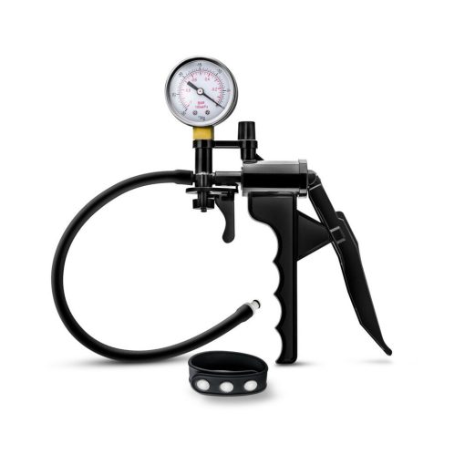 Performance Gauge Pump Pistol With Silicone Tubing & Silicone Cock Strap Black - Image 2