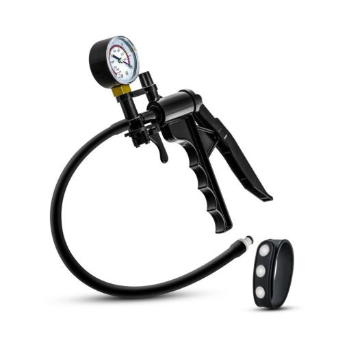 Performance Gauge Pump Pistol With Silicone Tubing & Silicone Cock Strap Black - Image 3