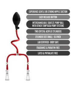 Temptasia Nipple Squeeze Pump System