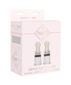 Pumped Nipple Suction Set Rose Medium