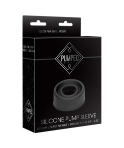 Pumped Silicone Pump Sleeve Black Medium