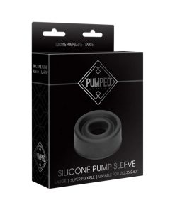 Pumped Silicone Pump Sleeve Black Large