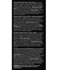 Alternative view of Kama Sutra Love Liquid Classic Water Based Lube - 3.4 oz