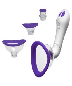 Alternative view of Bloom - Intimate Body Pump - Automatic - Vibrating - Rechargeable Purple/White