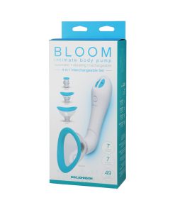 Bloom - Intimate Body Pump - Automatic - Vibrating - Rechargeable Blue/White
