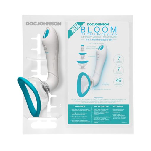 Bloom - Intimate Body Pump - Automatic - Vibrating - Rechargeable Blue/White - Image 11
