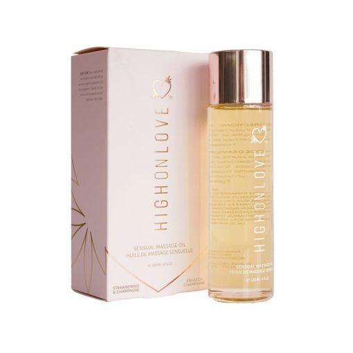 Highonlove Massage Oil Strawberries & Champagne