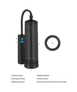 Pumped Extreme Power Rechargeable Automatic Penis Pump Black