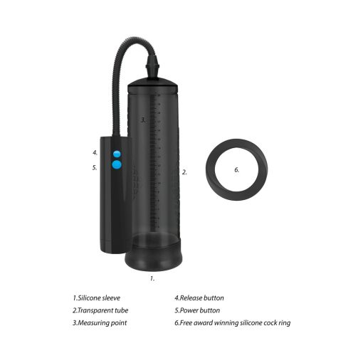 Pumped Extreme Power Rechargeable Automatic Penis Pump Black - Image 10