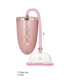 Pumped Rechargeable 3-Speed Pussy Pump Pink