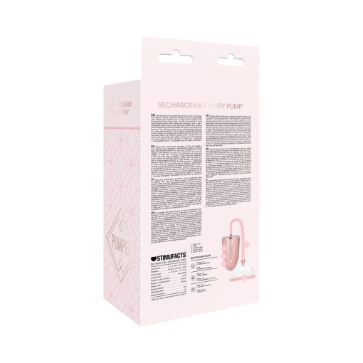Pumped Rechargeable 3-Speed Pussy Pump Pink - Image 9
