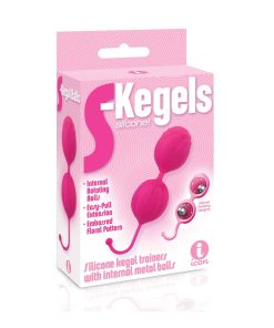 The 9'S S-Kegel Silicone Kegel Balls Pink