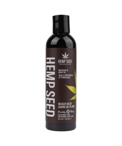 Earthly Body Hemp Massage Oil Beach Daze 8 Oz.