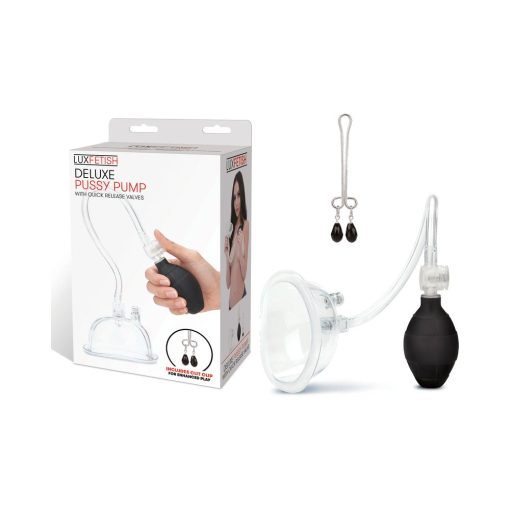 Lux Fetish Deluxe Pussy Pump With Quick-Release Valves
