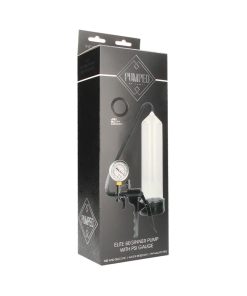 Pumped Elite Beginner Pump With Psi Gauge Clear