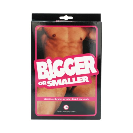 Play Wiv Me Bigger Or Smaller Card Game