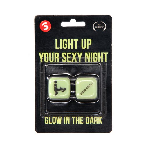 Shots S-Line Light Up Your Sexy Night Glow In The Dark Sex Dice