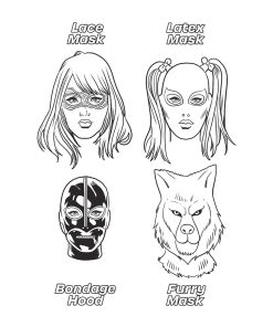 Alternative view of Fetishes Are Fun Coloring Book