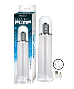 Rechargeable Clear Electric Pump With C Ring And Extra Gasket