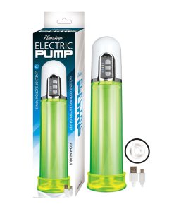 Rechargeable Green Electric Pump With C Ring And Extra Gasket