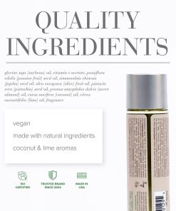 Jo Naturals Massage Oil Coconut & Lime 4 Oz.