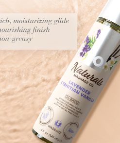 Jo Naturals Massage Oil Lavender & Tahitian Vanilla 4 Oz.