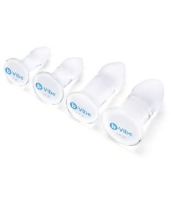 Alternative view of B-Vibe 4-Piece Anal Dilators Glass Plug Set