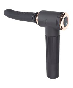 Evolved Too Hot To Handle Rechargeable Silicone Thrusting Sex Machine Black