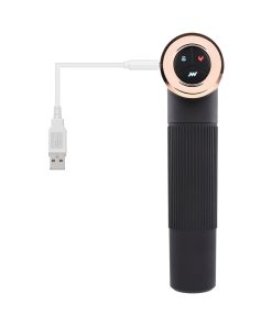 Evolved Too Hot To Handle Rechargeable Silicone Thrusting Sex Machine Black