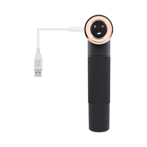 Evolved Too Hot To Handle Rechargeable Silicone Thrusting Sex Machine Black - Image 4