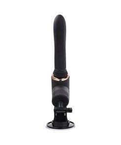 Evolved Too Hot To Handle Rechargeable Silicone Thrusting Sex Machine Black