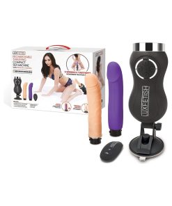 Alternative view of Lux Fetish Rechargeable Thrusting Compact Sex Machine With Remote Control