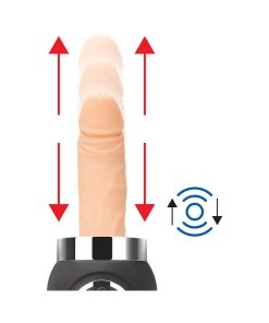 Lux Fetish Rechargeable Thrusting Compact Sex Machine With Remote Control