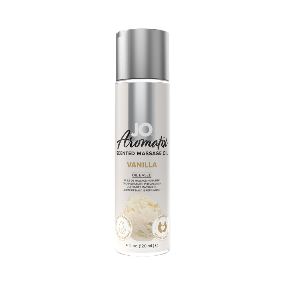 Jo Aromatix Vanilla Scented Massage Oil 4 Oz. 1 Jo Aromatix Vanilla Scented Massage Oil 4 Oz.