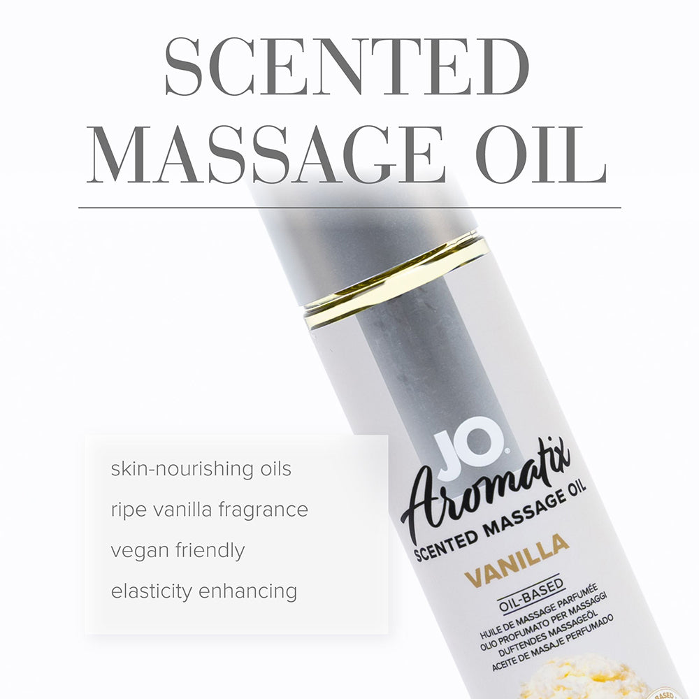 Jo Aromatix Vanilla Scented Massage Oil 4 Oz. 4 Jo Aromatix Vanilla Scented Massage Oil 4 Oz. - Image 4