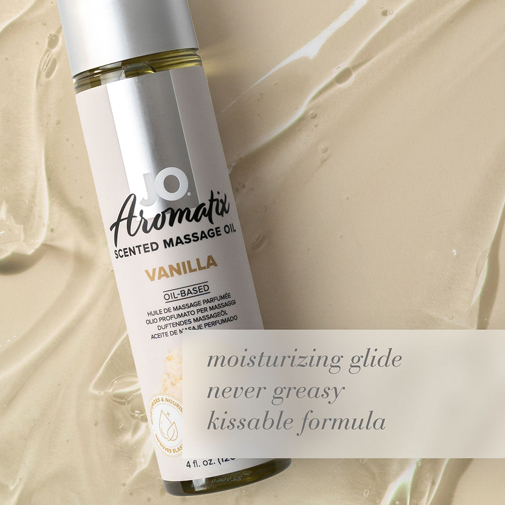 Jo Aromatix Vanilla Scented Massage Oil 4 Oz. 5 Jo Aromatix Vanilla Scented Massage Oil 4 Oz. - Image 5