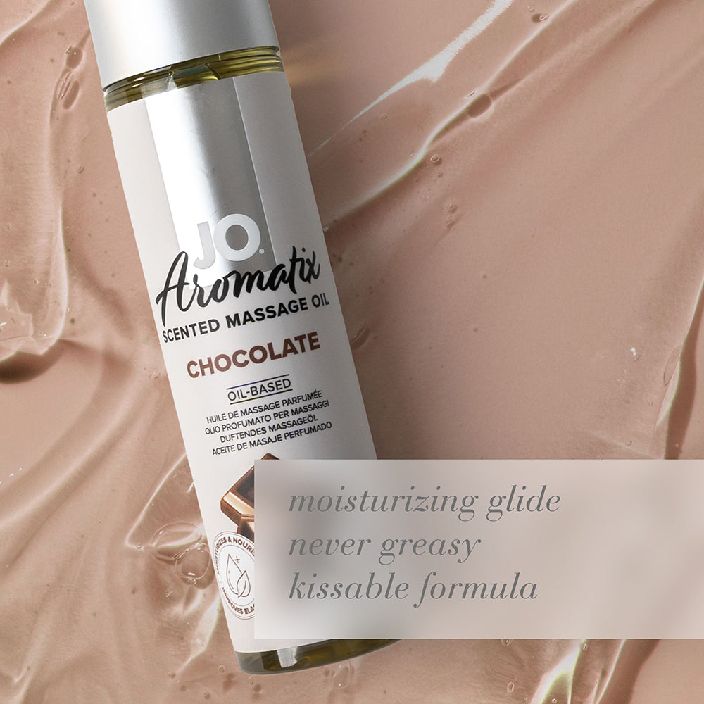 JO Aromatix Chocolate Scented Massage Oil - 4 Oz. Vegan Formula 5 JO Aromatix Chocolate Scented Massage Oil - 4 Oz. Vegan Formula - Image 5