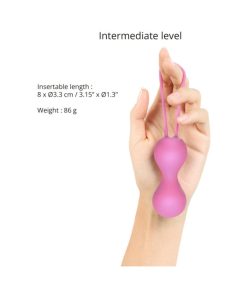 Alternative view of Love To Love Joia Silicone Kegel Balls Pink Passion