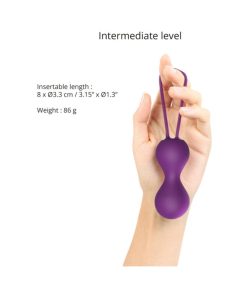 Love To Love Joia Silicone Kegel Balls Purple Rain