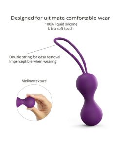 Love To Love Joia Silicone Kegel Balls Purple Rain